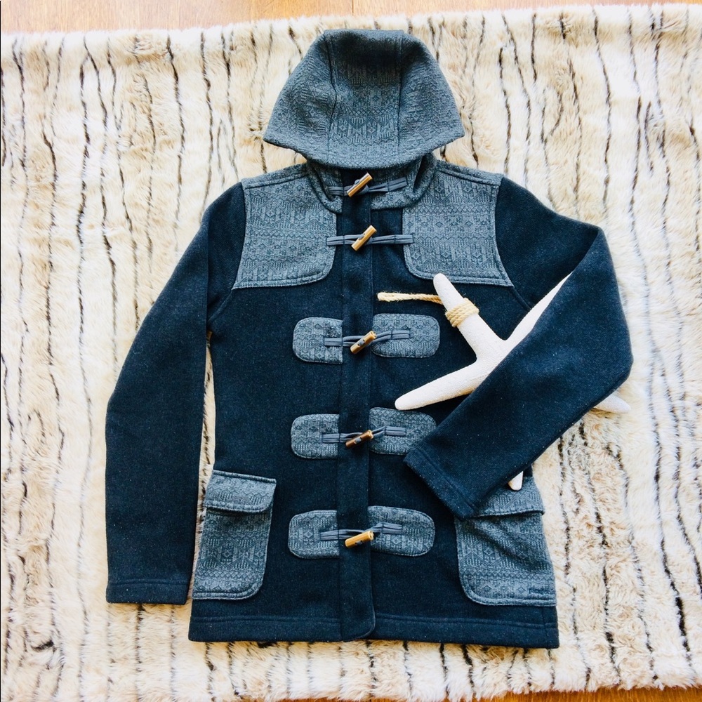 Patagonia Black Toggle Sweater Jacket